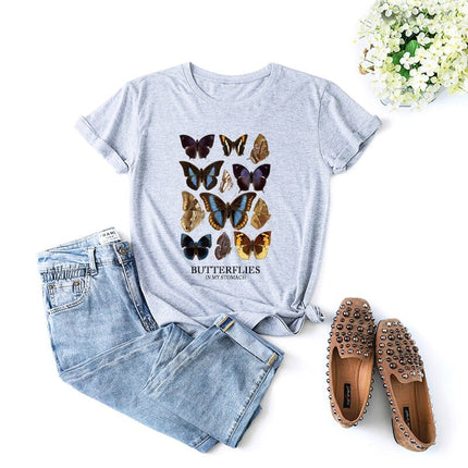 Butterflies In My Stomach Aesthetic Unisex T-Shirt - Wnkrs