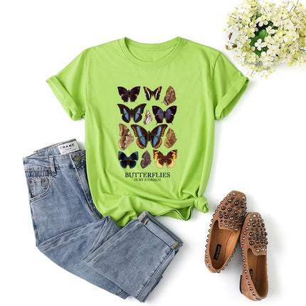 Butterflies In My Stomach Aesthetic Unisex T-Shirt - Wnkrs