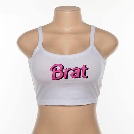 Women's Brat Printed Crop Top - Wnkrs