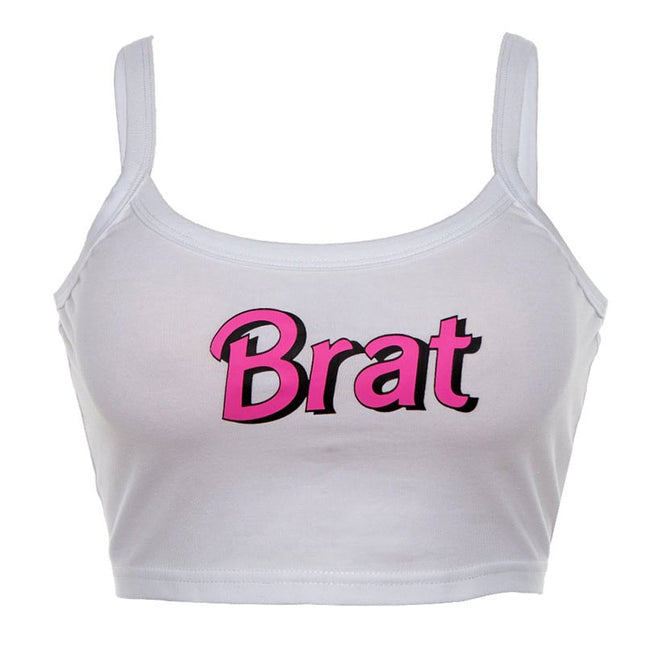 Women's Brat Printed Crop Top - Wnkrs