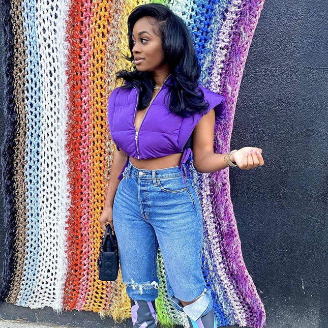 Hooded Sleeveless Vest Jacket - Wnkrs