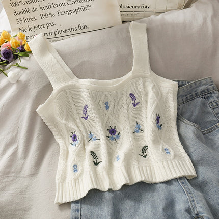 Women's Floral Embroidery Top - Wnkrs