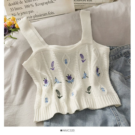 Women's Floral Embroidery Top - Wnkrs