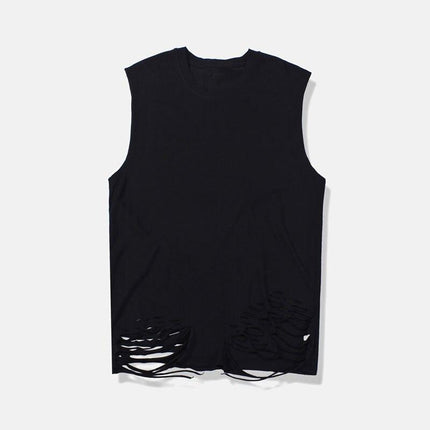 Men's Destroyed Oversized Tank Top - Wnkrs