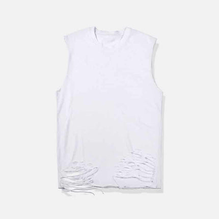 Men's Destroyed Oversized Tank Top - Wnkrs