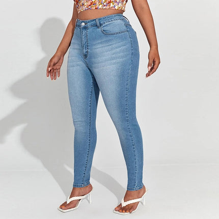 7XL Elastic Denim Pants - wnkrs