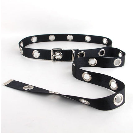 Trendy Women's Rivet Canvas Belt - Wnkrs