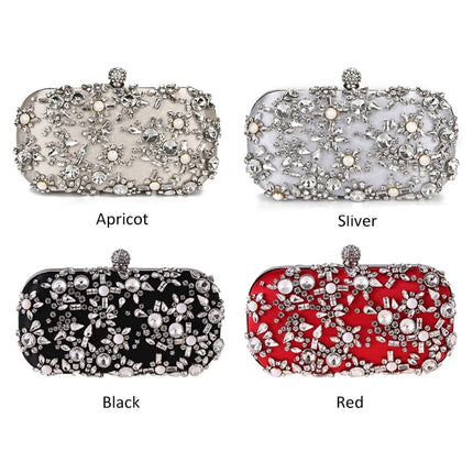 Women's Eleagnt Rhinestones Evening Clutch - Wnkrs