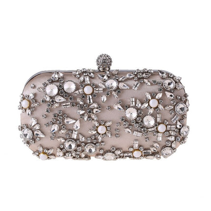 Women's Eleagnt Rhinestones Evening Clutch - Wnkrs