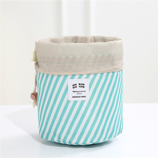 Round Drawstring Toiletry Bag - Wnkrs