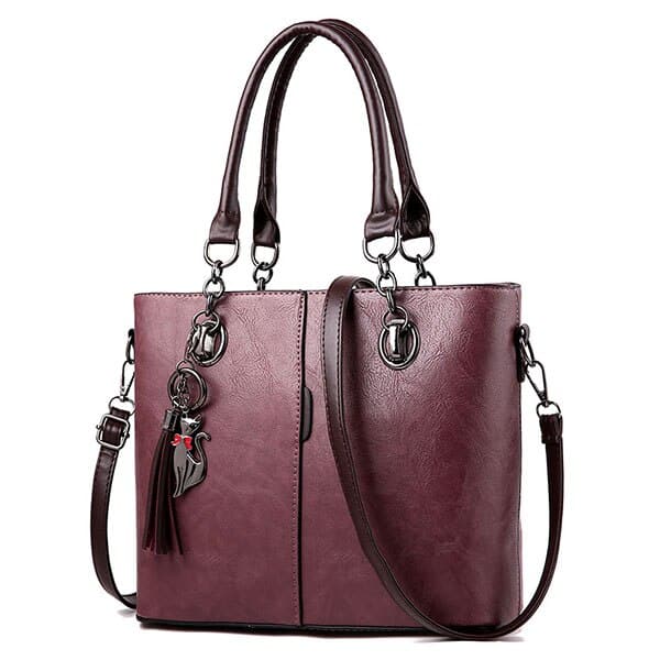 Women's Handbag with Zipper Closure - Wnkrs