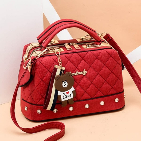 Women's Kawaii Design Quilted Handbag - Wnkrs