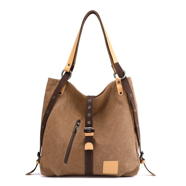 Fashion Solid Women's Canvas Shoulder Bag - Wnkrs