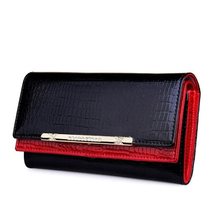 Luxurious Artificial Crocodile Leather Women’s Wallet - Wnkrs