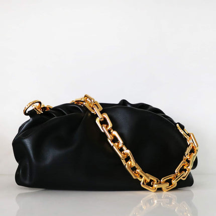 Women's Oversized Chain Shoulder Bag - Wnkrs