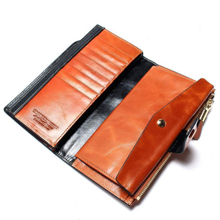 Women's Leather Long Wallet - Wnkrs