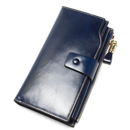 Women's Leather Long Wallet - Wnkrs