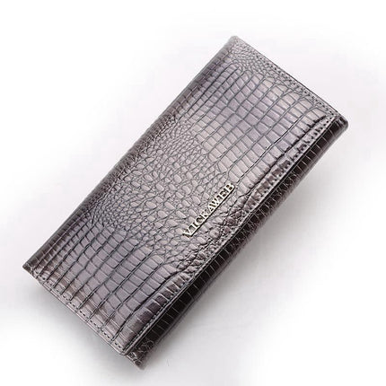 Alligator Patent Leather Women's Wallet - wnkrs
