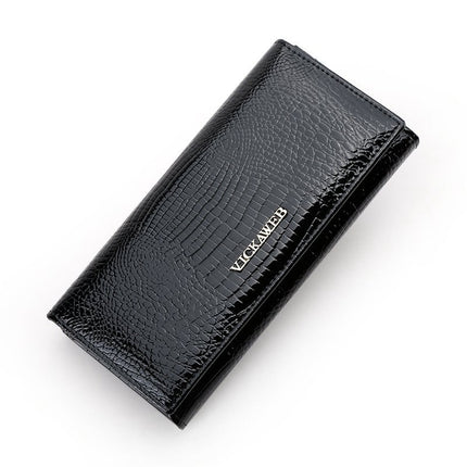 Alligator Patent Leather Women's Wallet - wnkrs