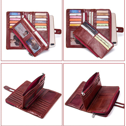 Spacious Genuine Leather Wallet for Women - Wnkrs