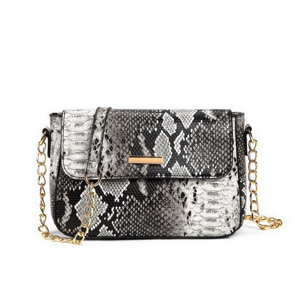 Serpentine Printed Shoulder Bag - Wnkrs