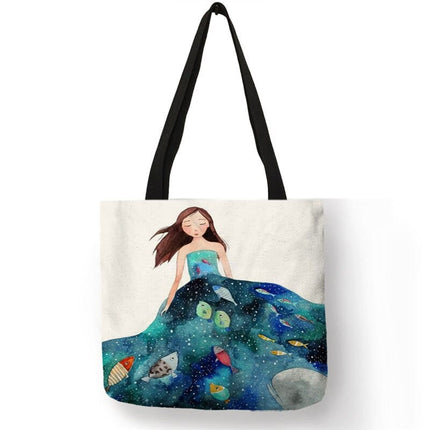 Whale Print Tote Bag - Wnkrs