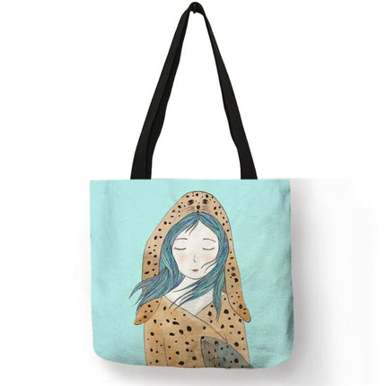 Whale Print Tote Bag - Wnkrs