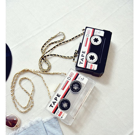 Women's Tape Cassette Design Clutch - Wnkrs