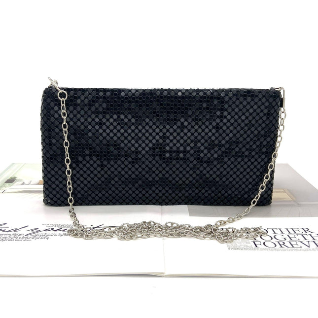 Women's Glittered Scaled Sequin Clutch - Wnkrs