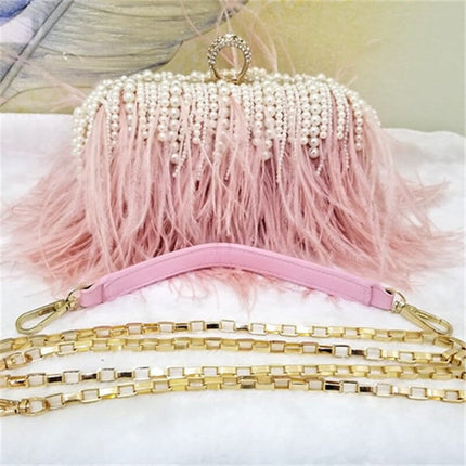 Women's Luxury Fur Clutch Bag - Wnkrs