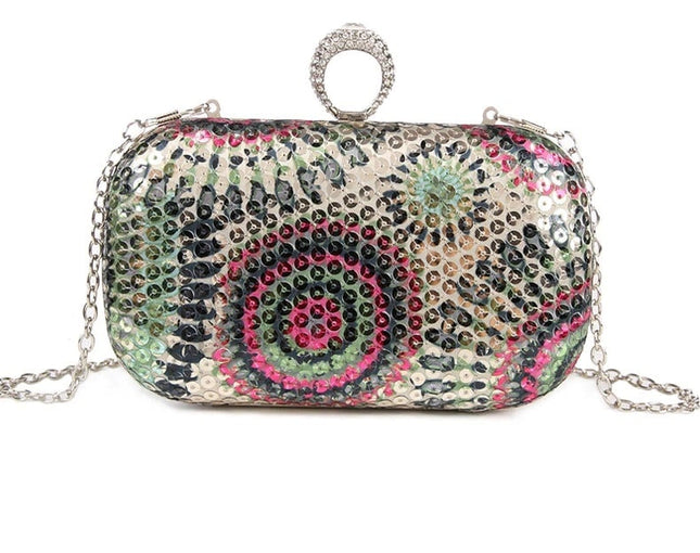 Women's Boho Style Crystal Clutch - Wnkrs