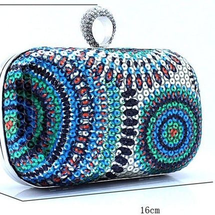 Women's Boho Style Crystal Clutch - Wnkrs