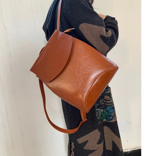 Vintage Leather Backpack for Women - Wnkrs