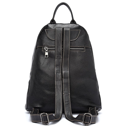 Women's Stitched Leather Style Backpack - Wnkrs