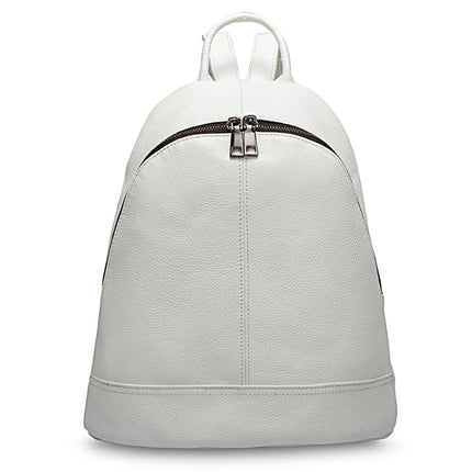 Women's Stitched Leather Style Backpack - Wnkrs
