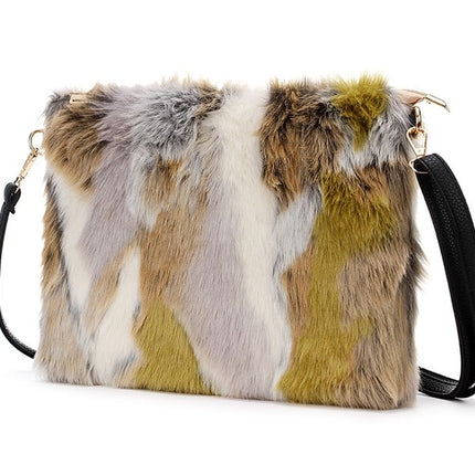 Women's Plush Fur Clutch - Wnkrs