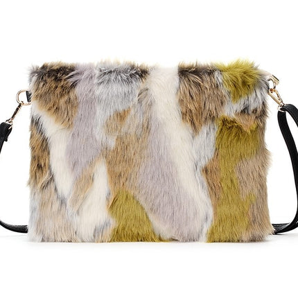 Women's Plush Fur Clutch - Wnkrs