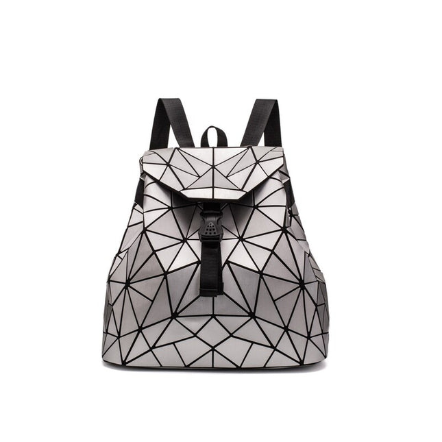 Women's Geometric Drawstring Backpack - Wnkrs