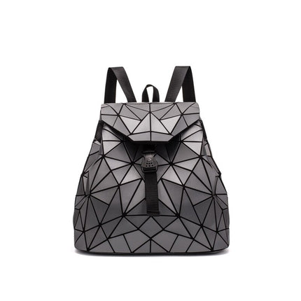 Women's Geometric Drawstring Backpack - Wnkrs