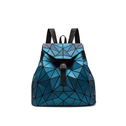Women's Geometric Drawstring Backpack - Wnkrs