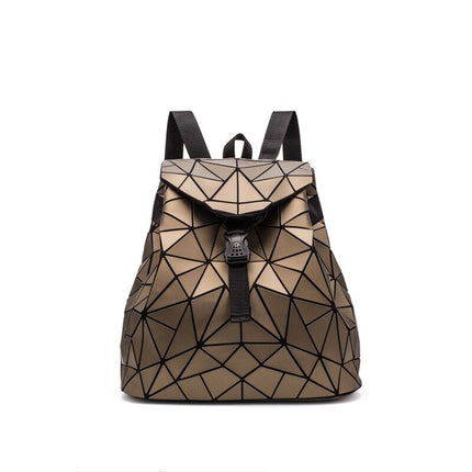 Women's Geometric Drawstring Backpack - Wnkrs