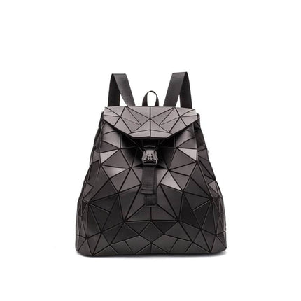 Women's Geometric Drawstring Backpack - Wnkrs