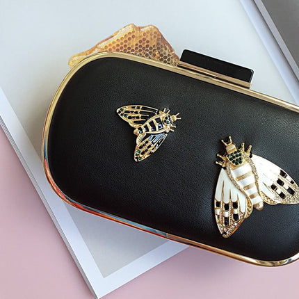 Women's Moth Design Clutch - Wnkrs