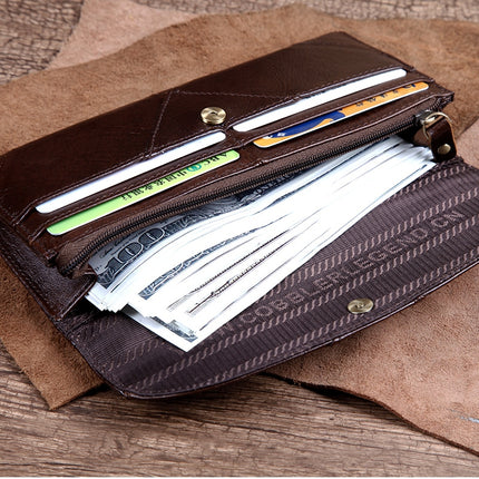 Women's Diamond Patchwork Genuine Leather Purse - Wnkrs