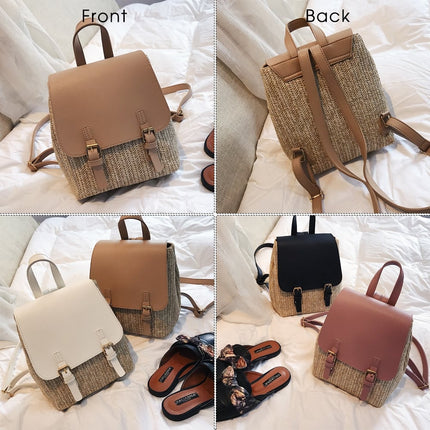 Women's Light Leather Backpack - Wnkrs