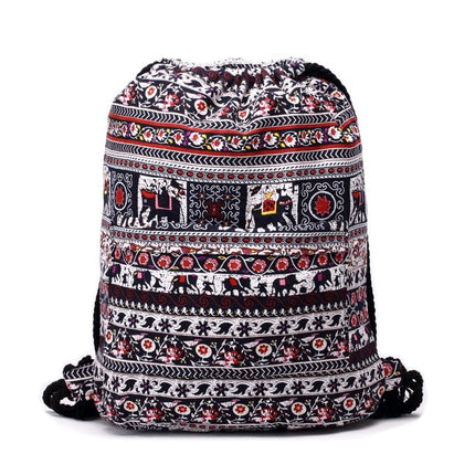 Women's Boho Printed Backpack - Wnkrs