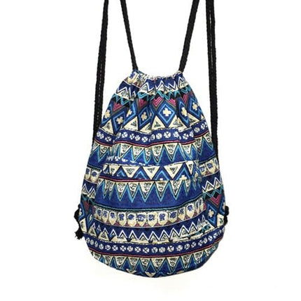 Women's Boho Printed Backpack - Wnkrs