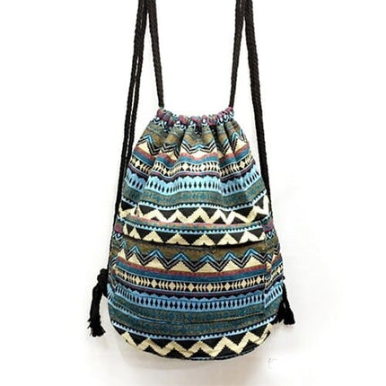 Women's Boho Printed Backpack - Wnkrs