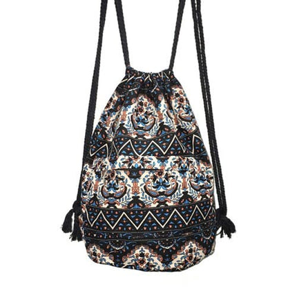 Women's Boho Printed Backpack - Wnkrs