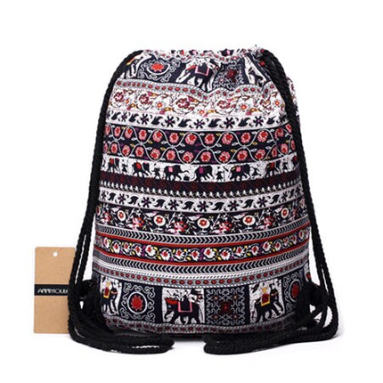 Women's Boho Printed Backpack - Wnkrs